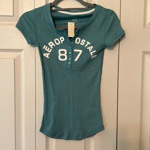 Aeropostale woman’s teal t-shirt size xs